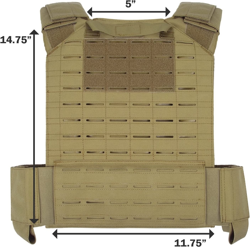 1000D νάυλον καφετιά δύναμη κογιότ Cordura που εκπαιδεύει τη ζυγισμένη φανέλλα Workout 11x14»