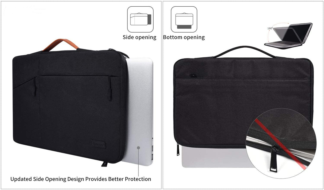 Χαρτοφύλακας Tote τσαντών επιχειρησιακών lap-top καμβά χεριών 10 ίντσα 11,6 ίντσα 21 ίντσα 22 ίντσα
