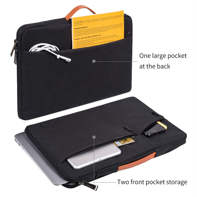 Χαρτοφύλακας Tote τσαντών επιχειρησιακών lap-top καμβά χεριών 10 ίντσα 11,6 ίντσα 21 ίντσα 22 ίντσα