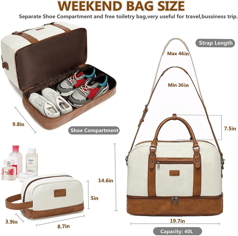 Μοντέρνες Duffel τσάντες ταξιδιού με Toiletry 19 ίντσα 19.7x9.8x14.6 διαμερισμάτων lap-top»