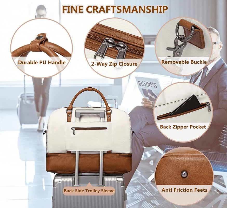 Μοντέρνες Duffel τσάντες ταξιδιού με Toiletry 19 ίντσα 19.7x9.8x14.6 διαμερισμάτων lap-top»