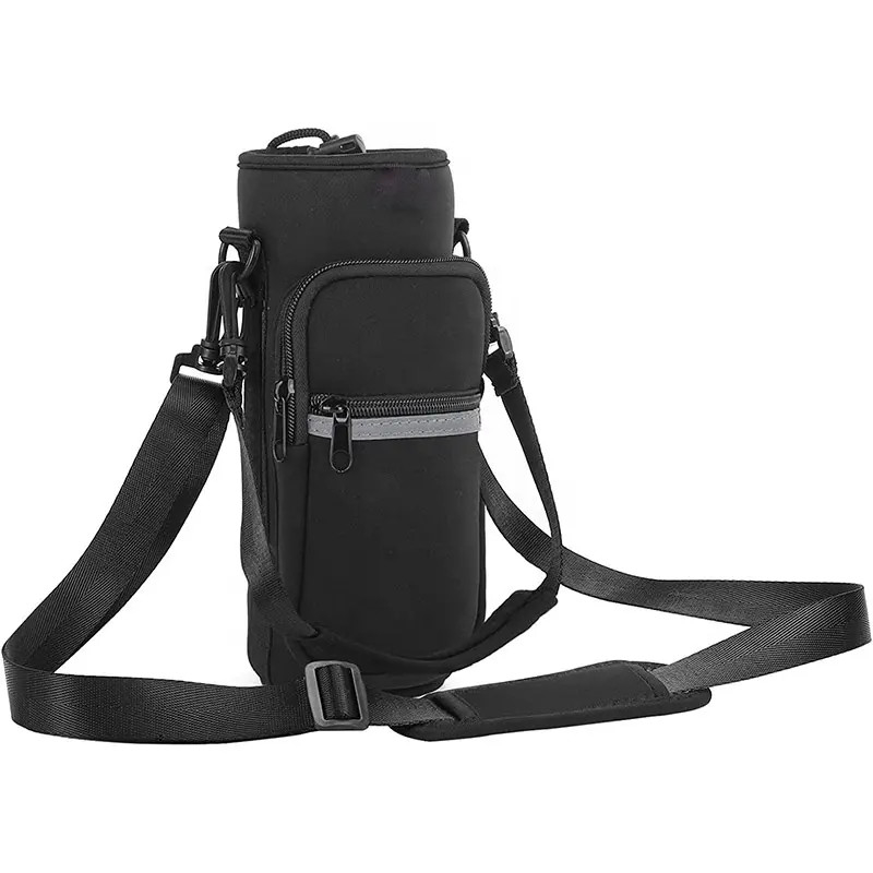 3.3 X 10.6 ίντσες Αδιάβροχο Neoprene Κρατητής μπουκαλιού νερού Ταξιδιωτικό μονωμένο φορητό θερμικό