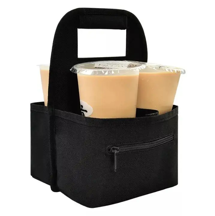Φορητή τσάντα αποθήκευσης καφέ, 10 * 7 ίντσες Custom Coffee Cup Sleeves