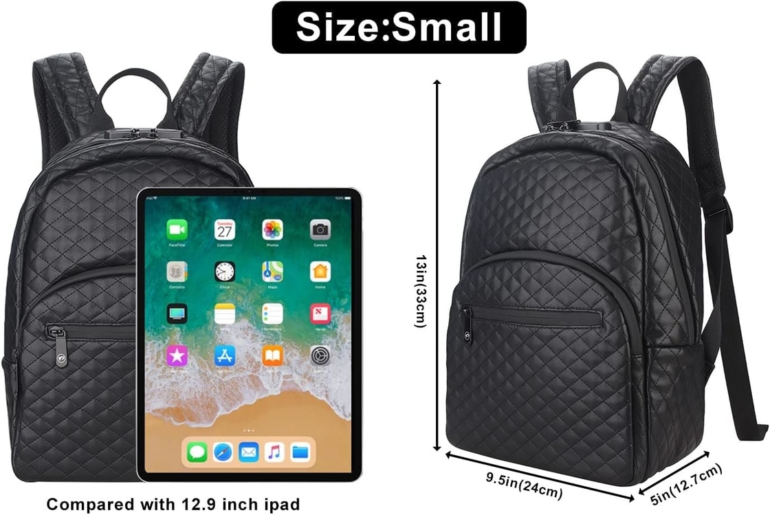 Μεγάλη χωρητικότητα Μαύρο PU Αδιάβροχο Custom Travel Smell Proof Bag για άνδρες με κλειδαριά