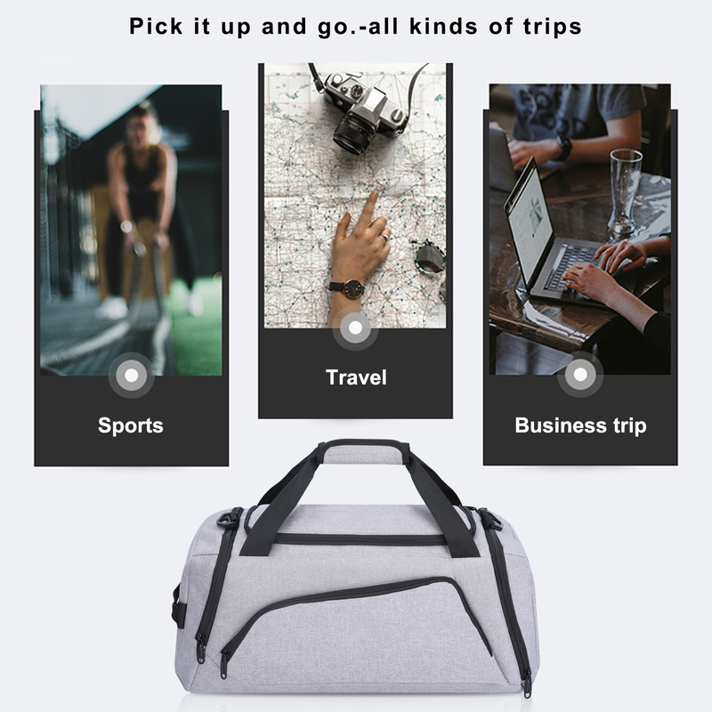 Duffel των γυναικών 130l 120l 115l 110l 100l XL μεγάλη τσάντα ταξιδιού με το μανίκι 50x20x24CM καροτσακιών