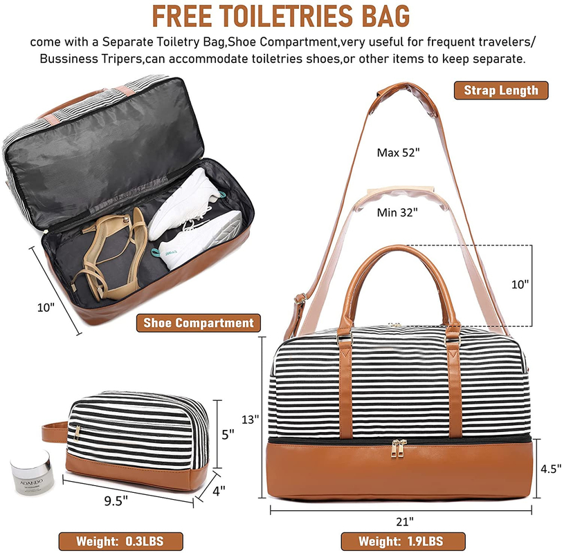 Duffel ταξιδιού καμβά των ατόμων τοποθετεί τις αποσκευές σε σάκκο συνεχίζει το Σαββατοκύριακο Tote 16.2x14.5x8»
